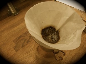 Making the coffee Bloom